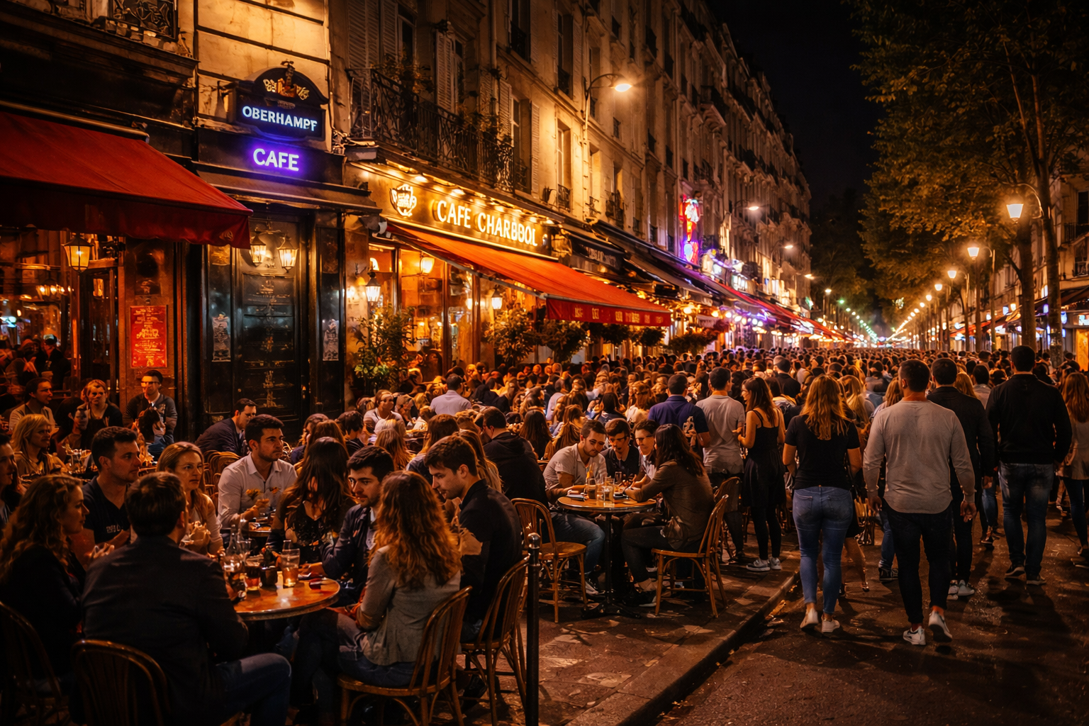 Vie nocturne à Oberkampf Paris bars et clubs